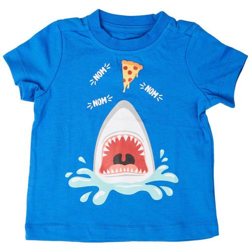 DOT & ZAZZ Toddler Boys Pizza Shark Short