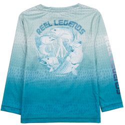Reel Legends Toddler Boys Reel-Tec Vibrant Scales T-Shirt