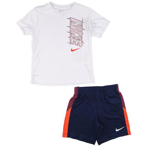 Toddler Boys 2-pc. Nike Tee & Shorts Set