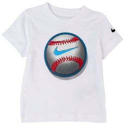 Nike Toddler Girls  Let's Play Ball Swoosh T-Shirt