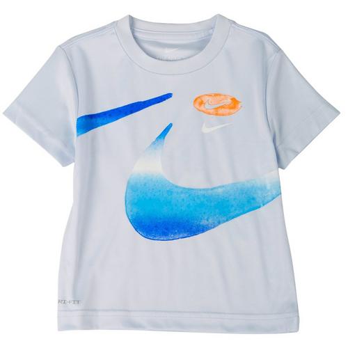Nike Toddler Boys Nike Swosh Logo Screen T-Shirt
