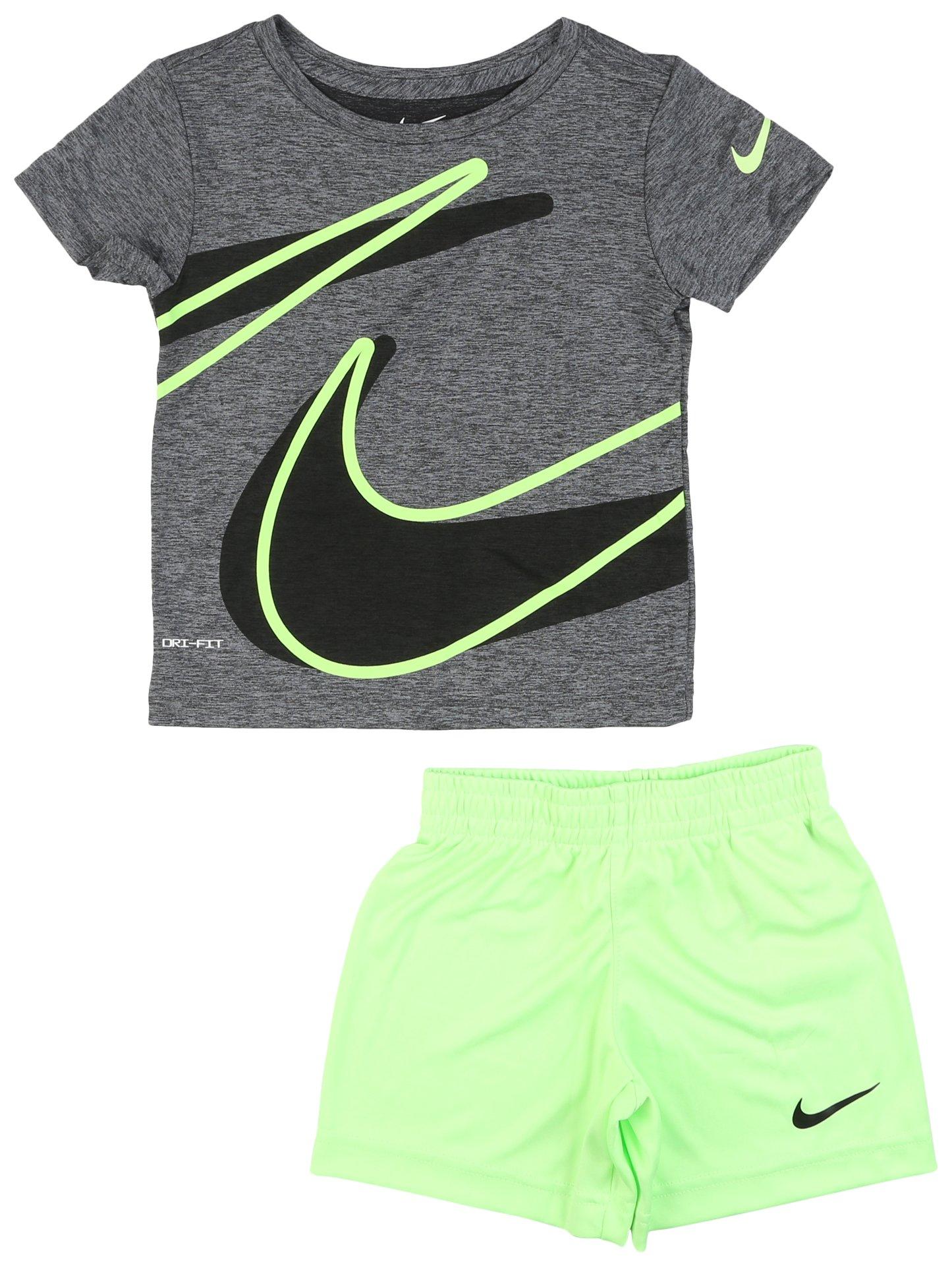Nike Toddler Boys 2-pc. Dri Fit Swoosh Wrap