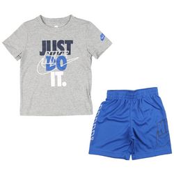 Nike Toddler Boys 2-pc. Just Do It Multi Brand Shorts Set