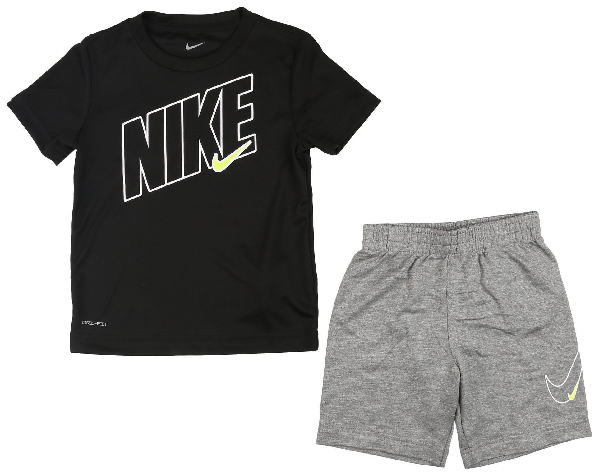 Nike Toddler Boys 2-pc. Dri Fit Shorts Set