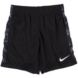Nike Toddler Boys Solid Abstract Panel Shorts
