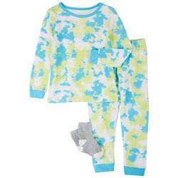Toddler Boys 3-pc. Tie Dye Pajama Set