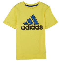 Adidas Toddler Boys Logo Graphic Triangle Stripe T-Shirt