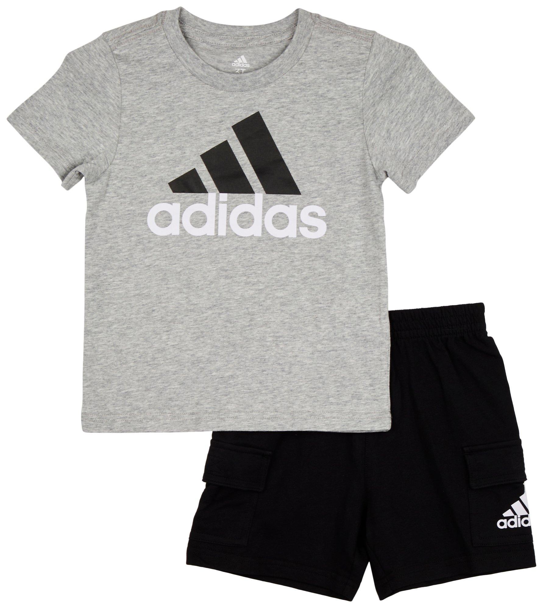 Adidas Toddler Boys 2-pc. French Terry Cargo Shorts