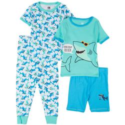 Toddler Boys 4-pc. Shark Pajama Short Set