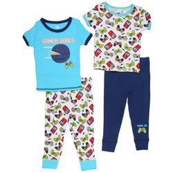Toddler Boys 4-pc. Gamer Goals Mix & Match Pajama Set