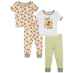 Toddler Boys 4-pc. Harvest Monkey Mix & Match Pajama Set