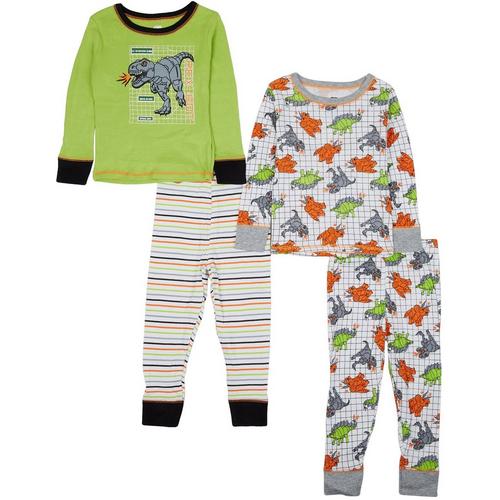 Only Boys Baby Boys 4-pc. Dinosaur Graphic Pajama