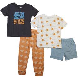 Toddler Boys 4-pc. Sunshine State Tops and Bottoms Set