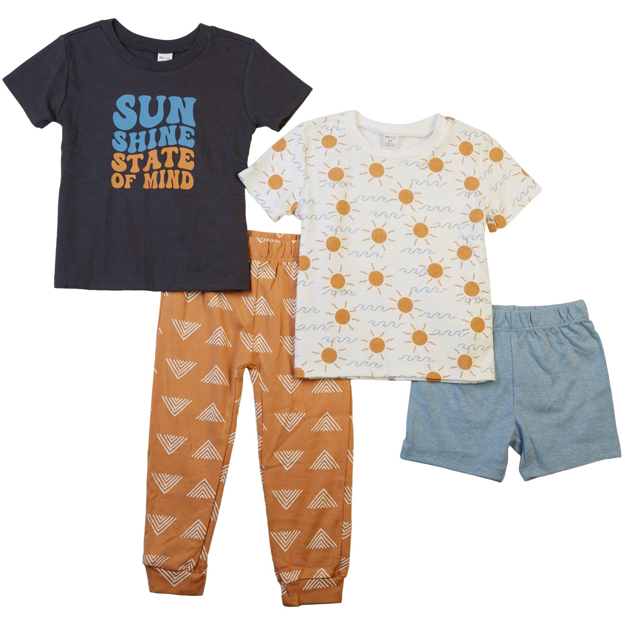 Toddler Boys 2-pc. Summer Time Tee & Shorts Set