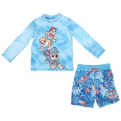Toddler Boys 2-pc. Tee & Swim Shorts Set