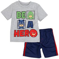 PJ Mask Toddler Boys 2-pc. Be A Hero Shorts Set