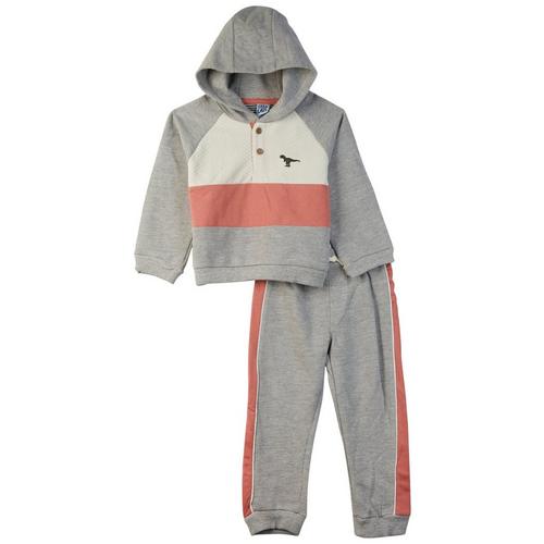 Little Lad Toddler Boys 2 -Pc. Colorblock Hoodie