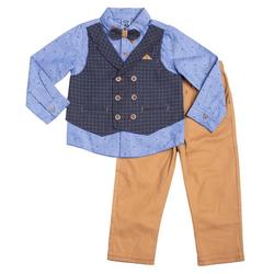 Toddler Boys 3-pc. Mock Vest Pant Set