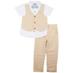 Toddler Boys 3 -Pc. Gentleman Pant Set