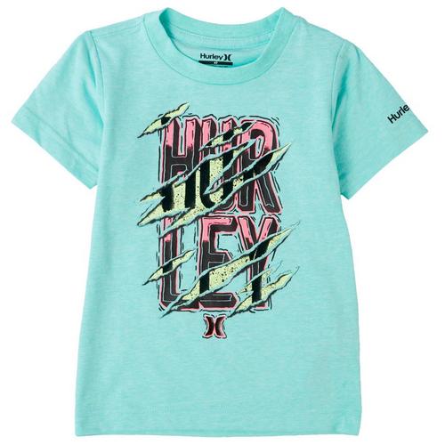 Hurley Toddler Boys Ripped Logo T-Shirt