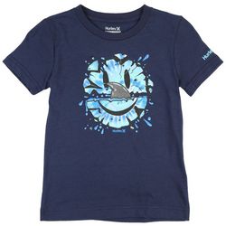 Hurley Toddler Boys Tie Dye Smile Shark Fin T-Shirt