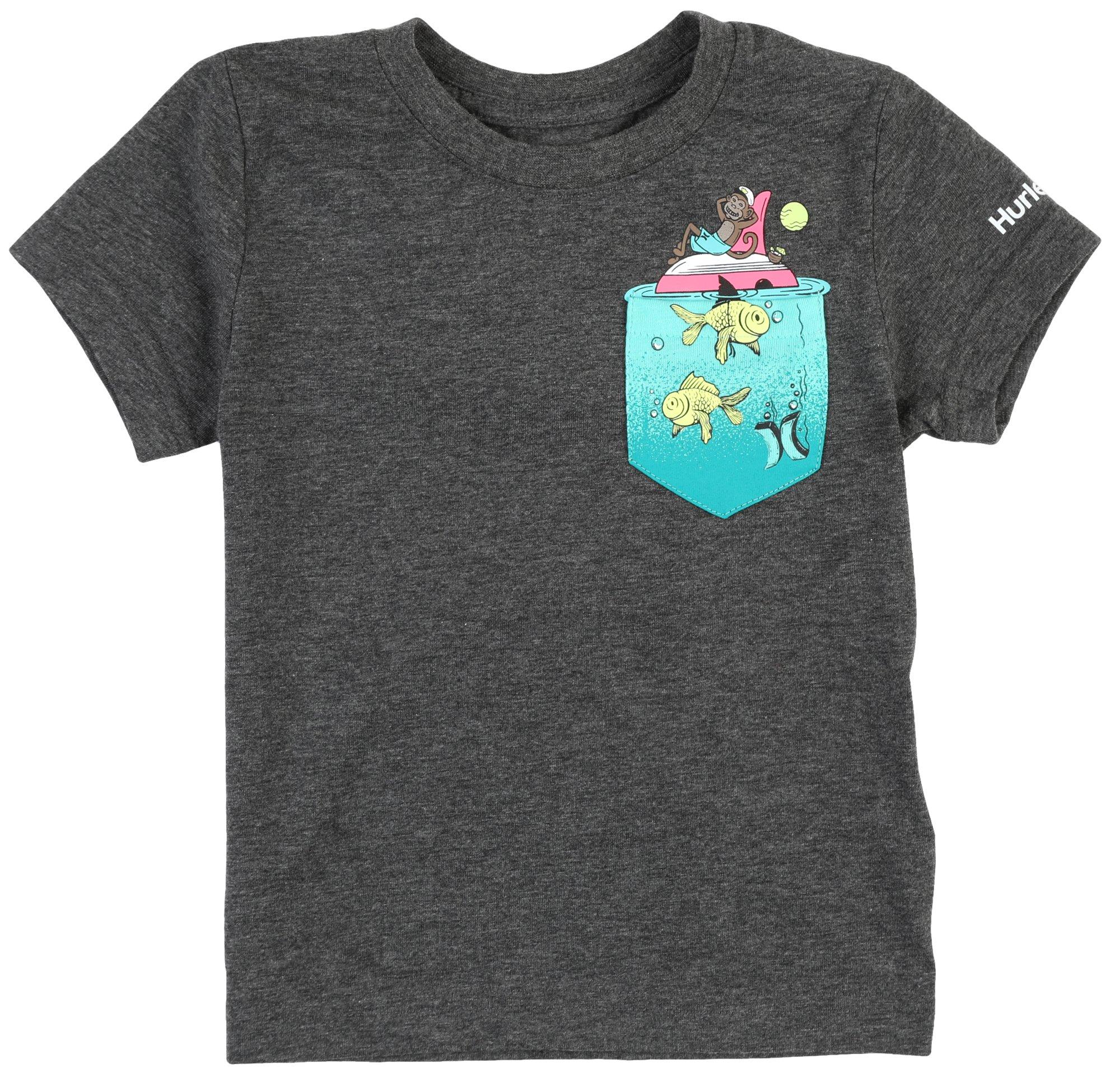 Hurley Toddler Boys Chimpwreck Pocket T-Shirt