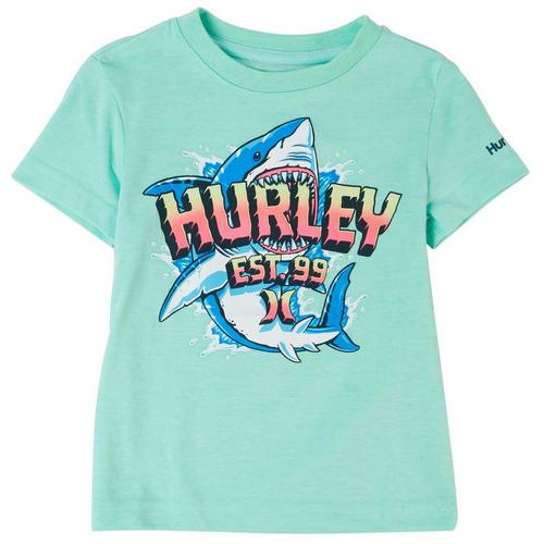 Hurley Toddler Boys Big Bite Shark Short Sleeve