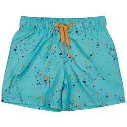 DOT & ZAZZ Toddler Boys Speckle Print Swimsuit Shorts