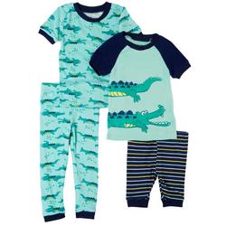 Toddler Boys 4-pc. Later Gator Short Sleeve Pajama Set
