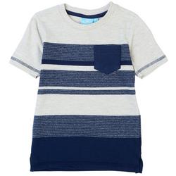 Toddler Boys Stripe Pocket Short Sleeve T-Shirt