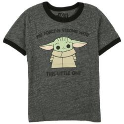 Toddler Boys Baby Yoda Force Short Sleeve Top
