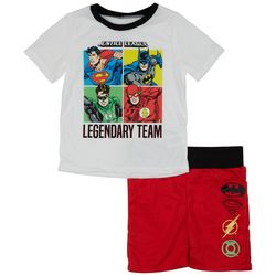 Justice League Toddler Boys 2-pc. Tops & Shorts Set