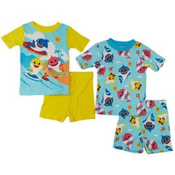 Toddler Boys 4-pc. Baby Shark Mix & Match Short Set