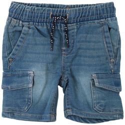 Tony Hawk Toddler Boys Solid Drawstring Denim Cargo Shorts