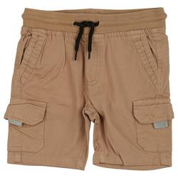 Toddler Boys Solid Pullon Cargo Shorts
