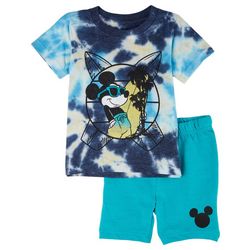 Mickey Mouse Toddler Boys Surf Mickey Short Set