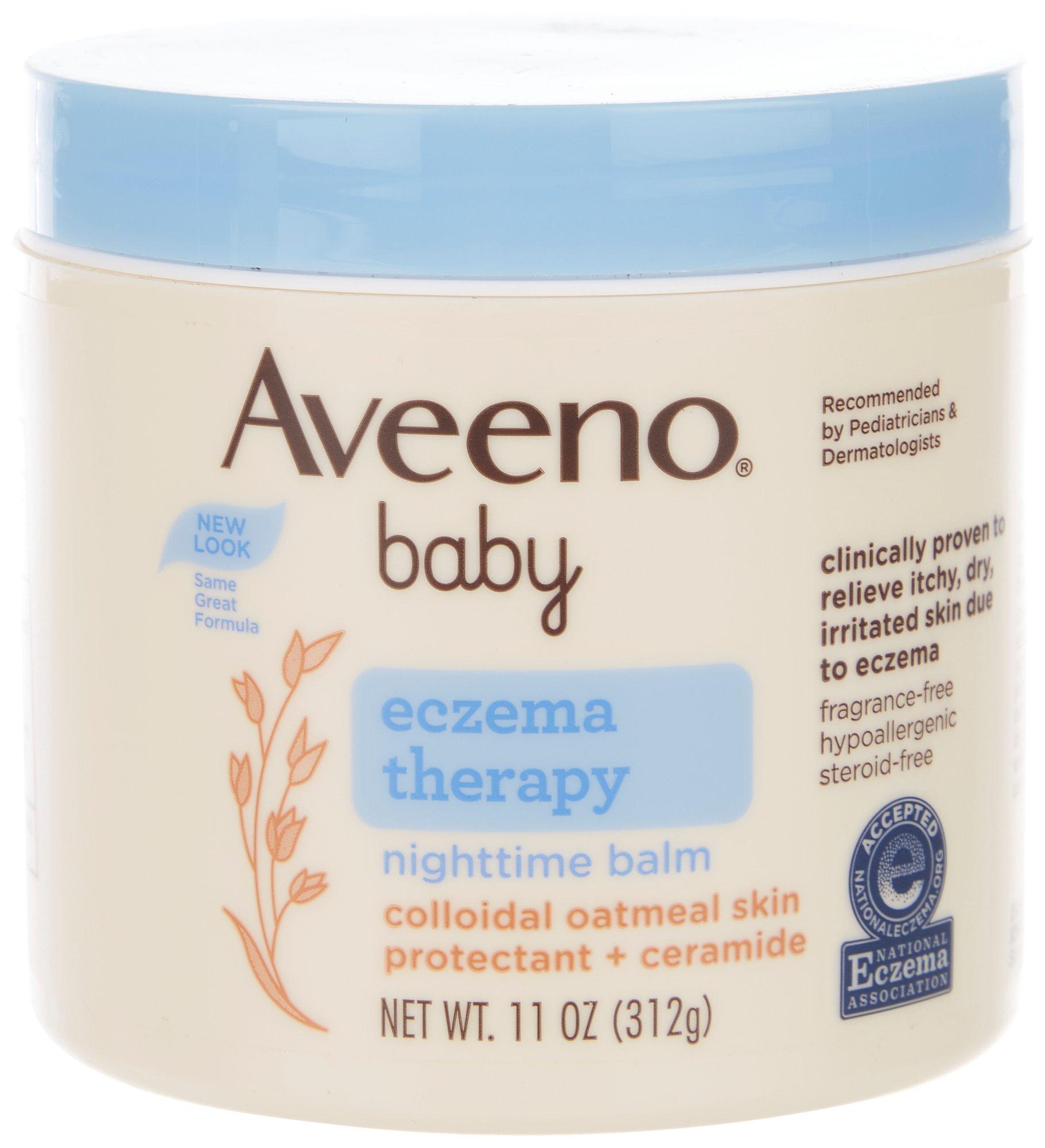 Aveeno Baby 11 Oz. Eczema Therapy Nighttime Balm