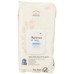 Aveeno Baby 64-Count Sensitive All Over Wipes