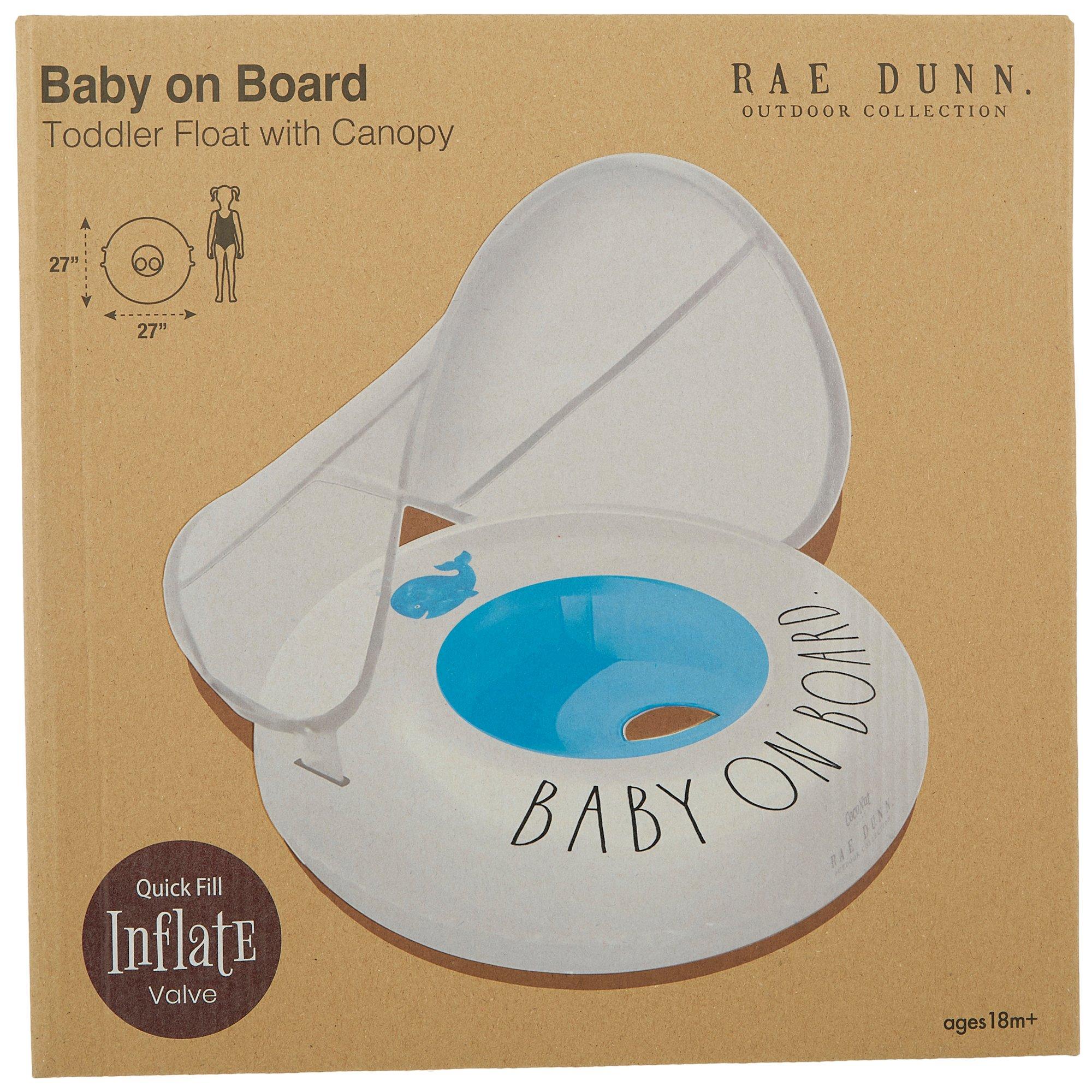 Baby On Board Removable Canopy Coconut Float