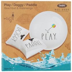 Play Doggy Paddle Beachball & Waterwings Set