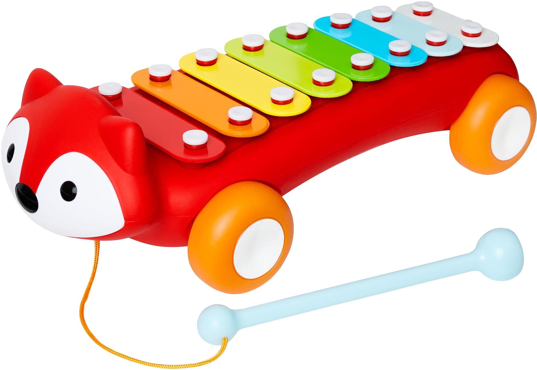 10 inches H. Fox Xylophone Toy