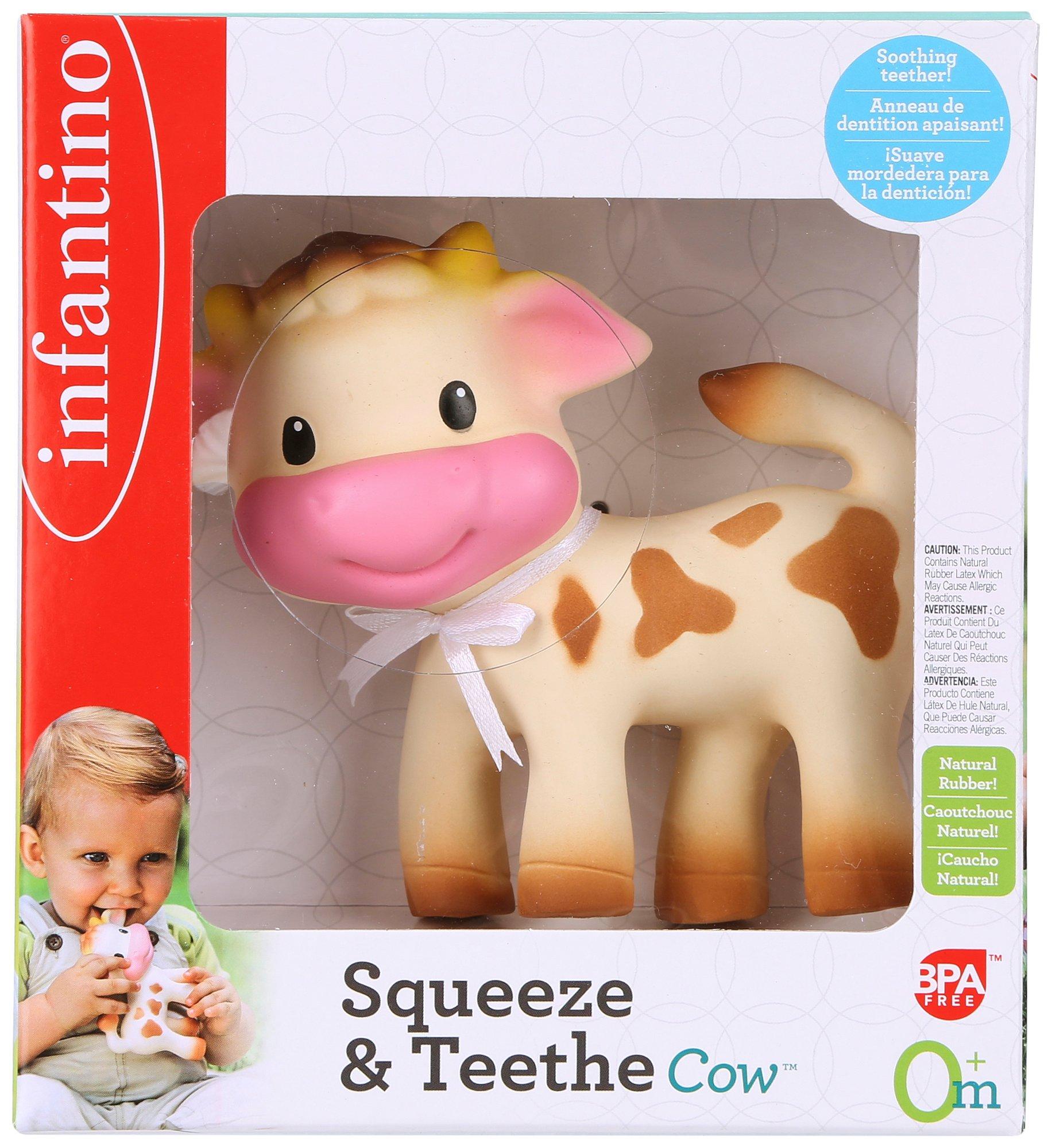 Baby Squeeze & Teether Cow