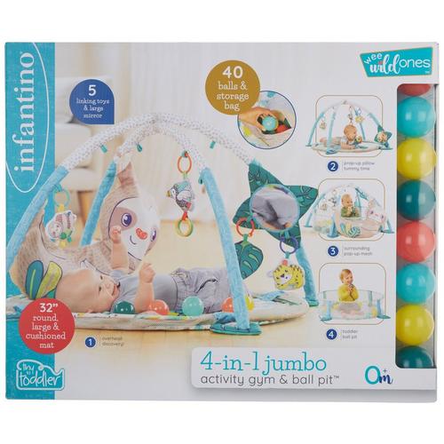 Infantino 4-in-1 Jumbo Activity Gym & Ball Pit