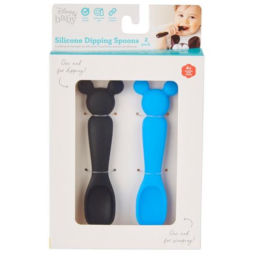 Disney Baby Mickey Mouse 2-pc. Silicone Dipping Spoons