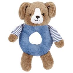 Baby 4 in. Puppy Ring Rattle, Plush Toy
