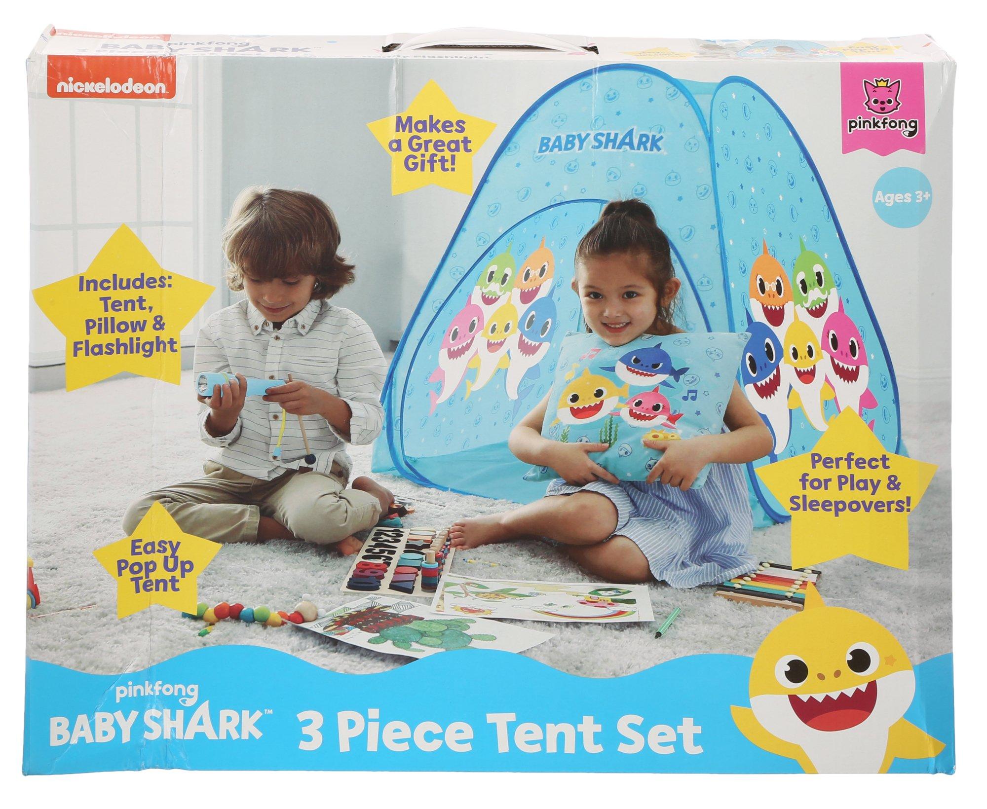 3 piece Set Baby Shark  Play Tent