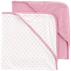 Baby Girls 2-pk. Solid & Polka Dot Towel Set