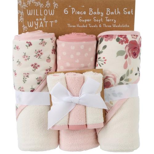 WILLOW And WYATT Baby 6-pc. Floral Baby Soft