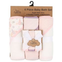 Baby Essentials Baby 6-pc. Mermaid Baby Soft Terry Bath Set