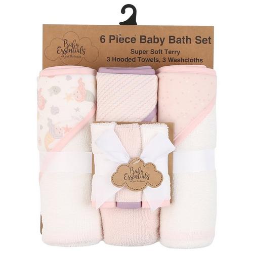 Baby Essentials Baby 6-pc. Mermaid Baby Soft Terry